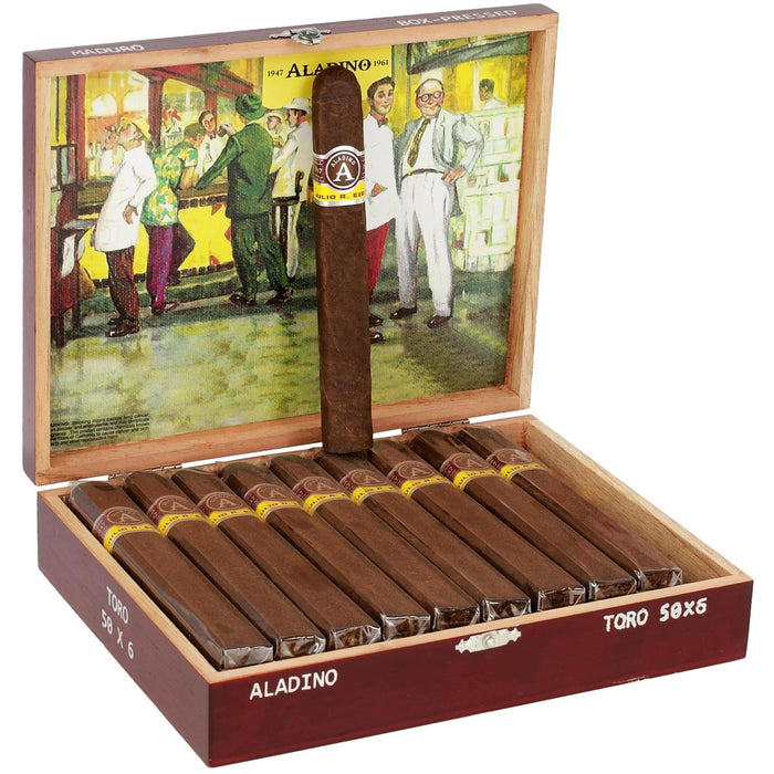 Aladino Maduro Toro Box-Pressed