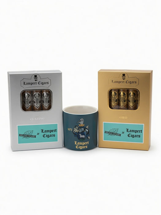 Releaf x Lampert Exclusive 5 CT + 5 Habano and Blue Mug